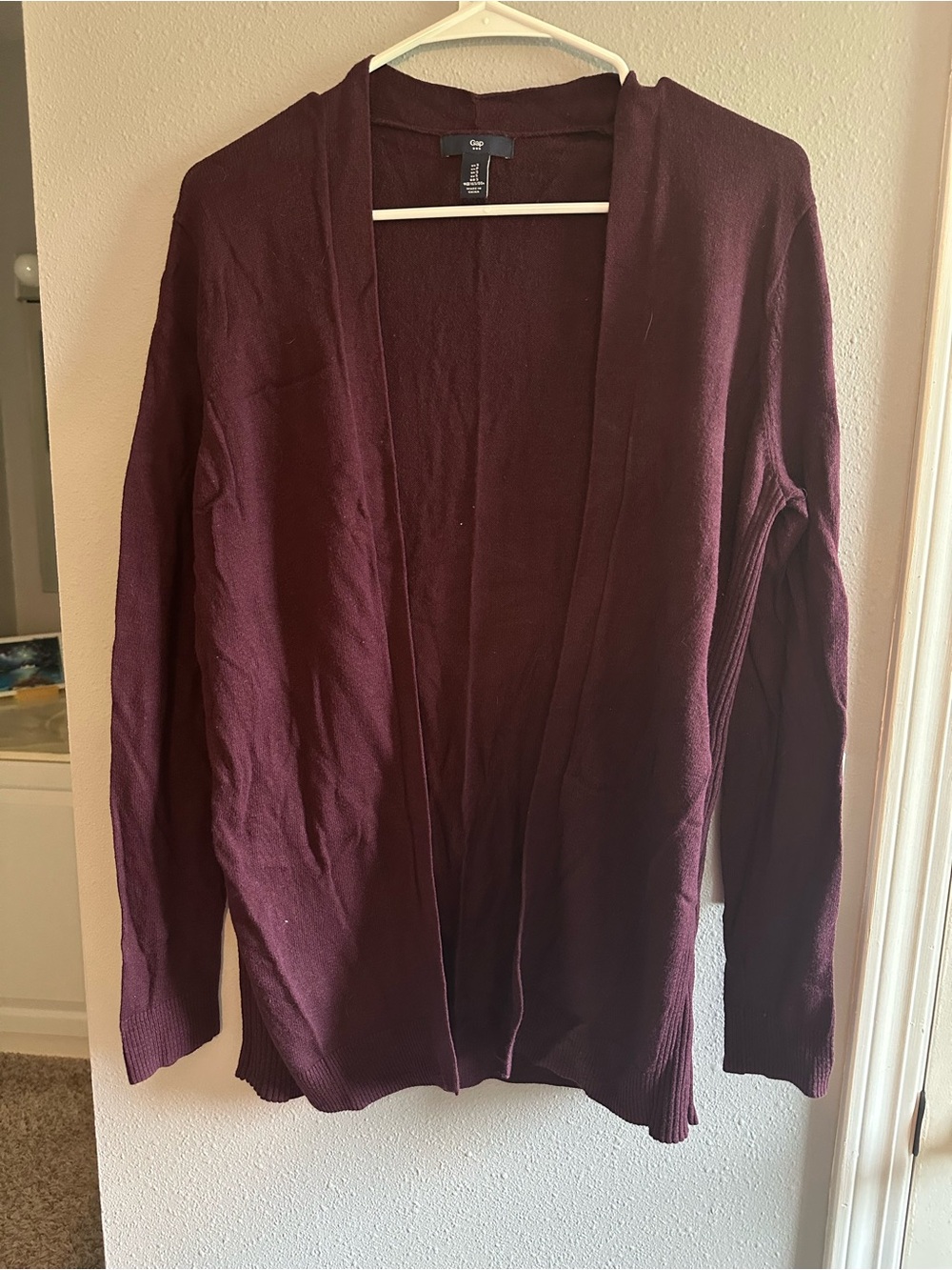 GAP Women’s Deep Burgundy Cardigan
